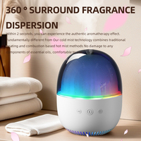 Diffuseur d'arômes ultrasonique à huiles essentielles, directement de l'usine, avec 7 lumières LED changeantes de couleur, réservoir de 200 ml, pour la maison et le bureau