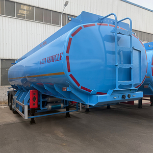 Semi-remorque citerne en alliage d'aluminium légère à deux compartiments avec suspension pneumatique, certifiée ISO, pour le <span class=keywords><strong>transport</strong></span> <span class=keywords><strong>de</strong></span> carburant et d'essence, 30 m³, avec dolly - Product Image 2