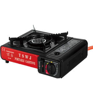 Professional Outdoor Stainless Steel Gas Grill Customized <strong>Dual</strong> Portable Burner Gas Grill - Product Image 1