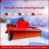 Balayeuse à neige montée sur véhicule, brosse rotative frontale, machine de déneigement, grande capacité, multifonctionnelle, pour routes extérieures, 8 kg
