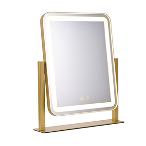 Bán buôn <span class=keywords><strong>Vanity</strong></span> gương với thông minh LED màn hình cảm ứng 360 độ xoay filleted góc thông minh trang điểm gương bảng đứng - Product Image 5