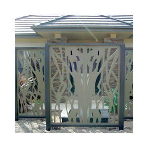 Hàng Rào Nhôm Chất Lượng Cao Nhôm Ban Công Lan Can Hàng Rào Trellis Gates Tùy Chỉnh Vườn Thiết Kế Cửa Hàng Rào Trellis Gates - Product Image 3