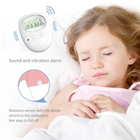 Desain baru suara getaran nirkabel Alarm tempat tidur Alarm kencing latihan Toilet Sensor Enuresis tempat tidur Monitor pembasahan untuk bayi anak-anak