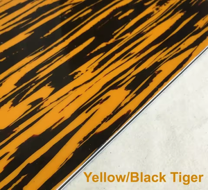 Lastra Grezza Personalizzata 290*435mm 4 Strati Giallo Nero per Basso Chitarra Fai da Te - Materiale per Battipenna - Product Image 3