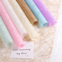 Papier de soie de luxe en gros à texture soyeuse pour emballage floral, emballage de bouquets, emballage cadeau, fournitures pour fleuristes