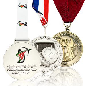 Crea tus Propias Medallas y Trofeos Deportivos Personalizados de Aleación de Zinc para Duatlón/Taekwondo 3D/Bjj/Baloncesto/Fútbol/Fútbol Sala con Grabado - Product Image 2