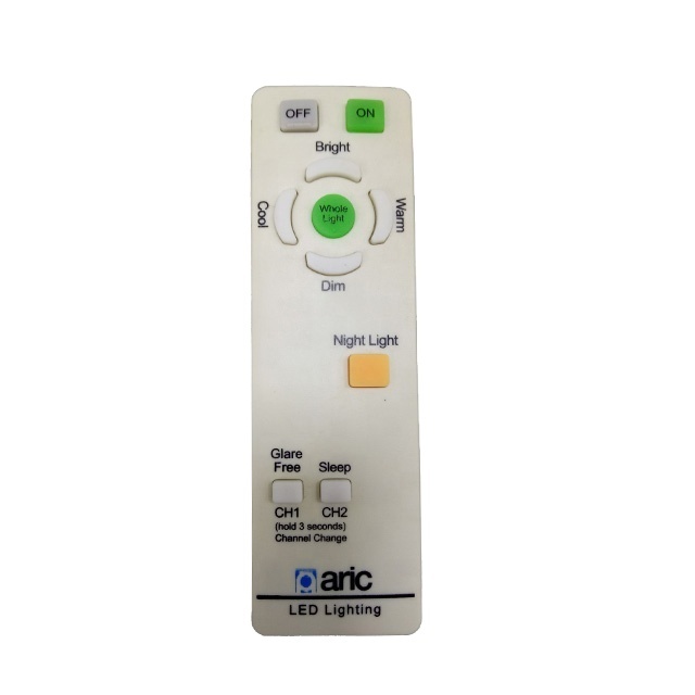 New TY-16M 16-Button 433MHz LCD Smart TV STB Projector Voice Control Fixed Code Mini LED Lighting Customizable Remote AAA