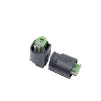 TEAMP Automobile 2-967644-1 Connecteur 12V Tension nominale 10A ABS Cuivre Coque en plastique Manchon de borne pour faisceau de câblage