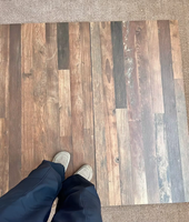 Carreaux de sol en céramique vieillie effet bois, texture pont de bateau ancien, antidérapants et résistants à l'usure, style Nanyang Wabi-sabi