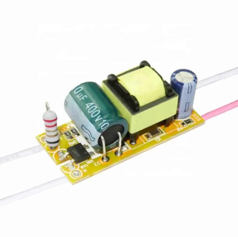 Controlador de bombilla led, circuito ic de 24v, 36v, 8-12W, energía oscura, 9W, 300MA, controlador de corriente constante de 38v
