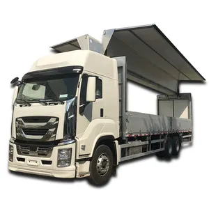 Gloednieuwe Isuzu Giga VC61 6X4 Zware Spanwijdte Cargo Truck 10 Wheeler 350hp