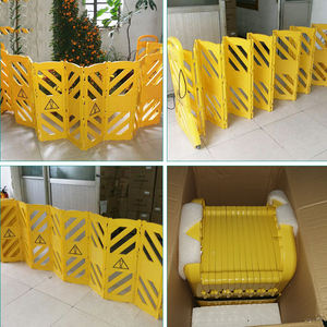 Kapalı ve açık katlanabilir taşınabilir geri çekilebilir çit trafik çit esnek kalabalık kontrol bariyerleri genişletilebilir mobil barikat - Product Image 6