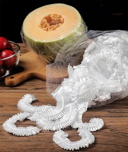 Couvre-bols en plastique avec bordure élastique, couvercles souples pour contenants alimentaires, style sacs alimentaires jetables - Product Image 4