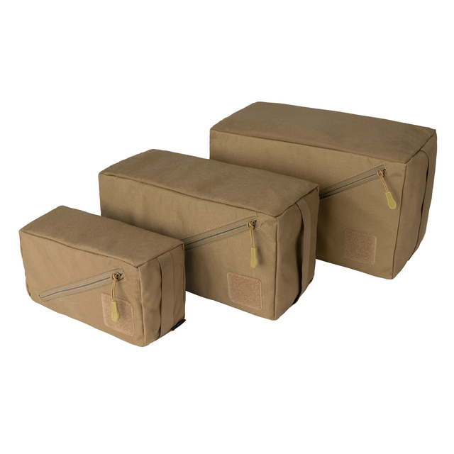 IDOGEAR 500D Nylon Tactical Pouch 3pcs Zipper EDC Pouch Packing Cubes for Tool Storage Convenient Hunting Accessories
