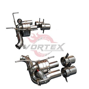 ระบบท่อไอเสียสแตนเลสสตีลประสิทธิภาพสูง Vortex สำหรับ Ferrari FF พร้อมวาล์วควบคุมเสียงแบบปรับได้ ท่อไอเสียแบบ Quad Pipe - Product Image 5