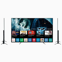 Mini Smart TV LED Android WiFi de 85 Pulgadas, 4K 8K Full HD, para Uso en Hoteles, con Certificación CE/FCC, Carcasa Negra
