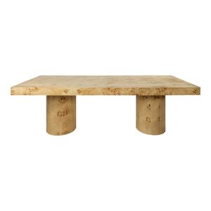 Mesa de Comedor de Madera de Diseño Moderno y Sencillo, Chapa de Madera, Muebles Nuevos y Elegantes para Eventos, para Comedor de Hotel, Muebles para el Hogar - Product Image 1