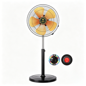 Stable 18 Inch Pedestal <b>Fan</b> with double ball bearing Ultra-quiet design Anti-Tip Heavy Base Pure Copper Motor for Living Room - Product Image 5