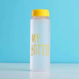ขวดน้ำพลาสติกแบบใช้ซ้ำได้ของฉัน พร้อมฝาเกลียว ปลอดสาร BPA ดีไซน์ทันสมัย สำหรับการเดินทาง เดินป่า เหมาะสำหรับทุกเพศ - Product Image 3