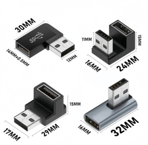 Adaptador USB Macho a Hembra de 10 Gbps USB 3.0, Conector en Ángulo Recto de 90 Grados para Computadora Portátil, Convertidor para PC - Product Image 5