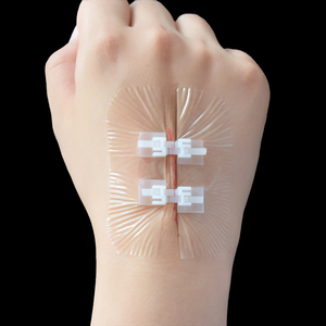 Bandes adhésives Steri-Strips pour la fermeture des plaies, bandages élastiques souples, respirants, avec fermeture éclair, hypoallergéniques, film polyuréthane adhésif - Product Image 3