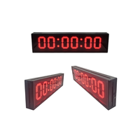 Temporizador Infrarrojo para Correr, Caminar y Entrenamiento de Interváles, 3 Minutos, 10 Minutos, Contador de 4 Dígitos con Pantalla LED de un Solo Lado y Fuente de Alimentación Enchufable