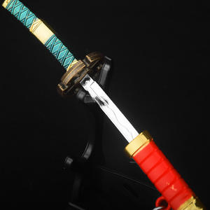 15cm Roronoa Zoro épée lame porte-clés OP Anime une pièce Zoro Yomato Sanda Kitetsu arme <span class=keywords><strong>Katana</strong></span> 1:12 équipement jouet artisanat jouets - Product Image 2
