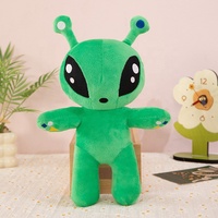 Boneka Alien Hijau Super Lembut dengan Mata Besar dan Antena Panjang, Kustomisasi Grosir Lisa, Mainan Plush Lucu Kartun untuk Menghilangkan Stres, Hadiah Ulang Tahun Anak