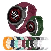 Bracelet en silicone sport avec boucle à ardillon 22 mm pour montre connectée Garmin Vivoactive 3/4/4S/Forerunner Venu 245/645