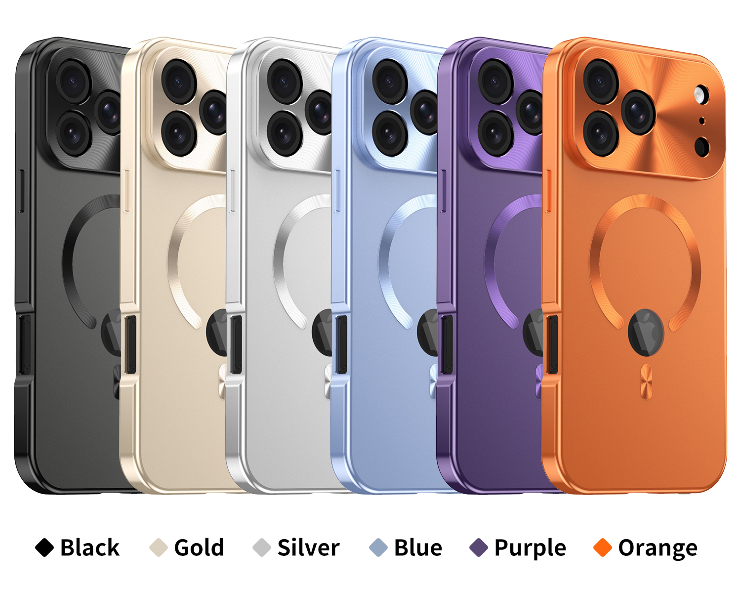 <strong>Premium</strong> Original Color Magnetic Double Sided All Inclusive HD Magnetic Protective Phone <strong>Case</strong> for <strong>iPhone</strong> 17 16 15 14 13 Pro