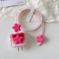 Prix d'usine – Étuis de protection antichoc 3D mignons et animés pour chargeurs rapides 18W 20W et câbles de données