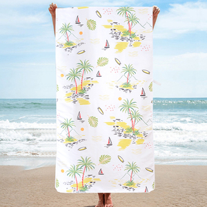 Toalla de gran tamaño de felpa de doble cara de fábrica suave y altamente absorbente adecuada para mantas de playa Toallas de piscina junto al mar 80x160 - Product Image 1