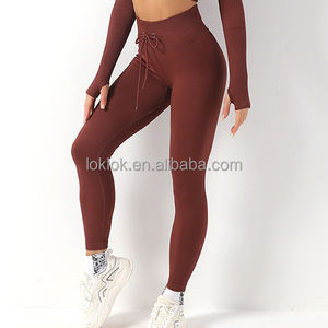 Pantalones Deportivos de Cintura Alta para Mujer, Control de Abdomen, Levanta Glúteos, Talla Grande XL, para Gimnasio, Yoga, Correr, Elásticos en Cuatro Direcciones, Secado Rápido, Transpirables, Sin Costuras - Product Image 6