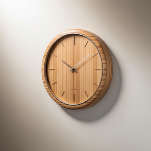 นาฬิกาแขวนผนังไม้หรูหรา |   งานฝีมือประณีต |   ผู้ผลิตขายส่งจำนวนมาก - Product Image 1