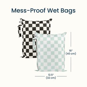 Sacs étanches réutilisables anti-salissures (lot de 2) pour maillots de bain de garçons, vêtements de bébé et voyages - Product Image 5