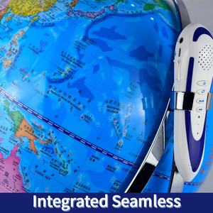 Globo de lectura de voz inteligente Seeball de 32cm para divertirse aprendiendo geografía y decoración del hogar superficie de cristal de globo de escritorio - Product Image 3