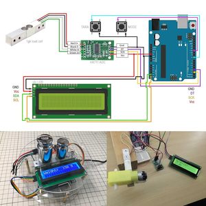 Capteur de poids numérique ALAMSCN, module amplificateur HX711 pour Arduino, électronique DIY, détection de pression - Product Image 5