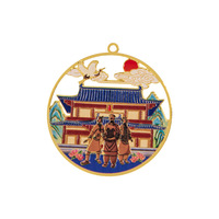 Marque-page métallique personnalisé de Xi'an, style Dynastie Tang, souvenir de la culture murale de la ville ancienne, cadeau exquis et charmant