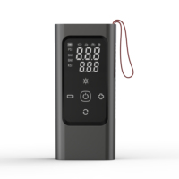 Gonfleur de pneus double alimentation 150 PSI, pompe à air ABS avec manomètre numérique, lumière d'urgence, moniteur de pression des pneus pour voiture et moto