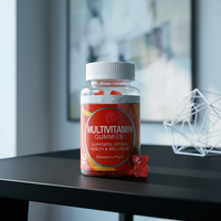 Gommes multivitaminées personnalisées OEM, 60 pièces, riches en vitamines multiples, complément nutritionnel pour une utilisation quotidienne en soins de santé