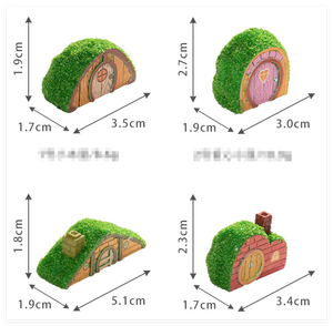 Venta caliente colección DIY niños juguetes mini animal muñeca granja casa juguete miniatura <span class=keywords><strong>casas</strong></span> y edificios Villa hadas jardín figuritas - Product Image 2