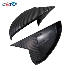 Noir brillant ABS Carbone Look M Style Carrosserie Kits Porte Latérale Rétroviseur Couvre Capuchons pour <span class=keywords><strong>Skoda</strong></span> Octavia RS <span class=keywords><strong>Scout</strong></span> 5E 2013-2019 - Product Image 5