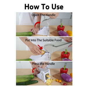 Nhà bếp gadgtes salad công cụ đa chức năng nhựa hành tây tỏi rau vắt tay cắt trái cây thực phẩm Slicer Dicer - Product Image 2