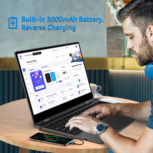 <span class=keywords><strong>Monitor</strong></span> Portatile Touchscreen da 14 Pollici con Tastiera Integrata, Batteria da 5000mAh, 1080P FHD, OSD, <span class=keywords><strong>USB</strong></span>-<span class=keywords><strong>C</strong></span> per Computer - Product Image 4