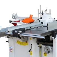 Machine à bois multifonctionnelle italienne C400 5-en-1 avec table coulissante verticale et raboteuse à bois, certifiée CE
