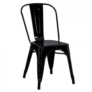 <span class=keywords><strong>Mate</strong></span> Antiguo Industrial Vintage Restaurante Bistro Café Metal Tolixs Sillas Negro <span class=keywords><strong>Mate</strong></span> - Product Image 2