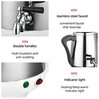 Meilleures ventes : Ensemble samovar à eau et thé en acier inoxydable écologique de style turc moderne, 4,5 L, couleur argent, pour usage domestique