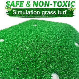 Schildkröten-Ruheterrasse mit Simulationsgras, Rasen-Schildkröten-Kletterleiter, Schildkröten-Ruheterrasse für Reptilien - Product Image 4