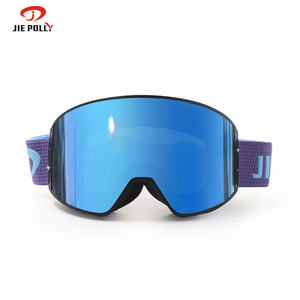 Lunettes de ski OTG personnalisées avec logo OEM, verres magnétiques de luxe pour l'extérieur, photochromiques, pour snowboard, - Product Image 1