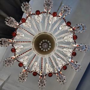 Lustre en cristal <span class=keywords><strong>rouge</strong></span>, 8 lumières, vente directe d'usine, luminaire décoratif d'intérieur, idéal pour un salon, une Villa ou un salon, Deoc K9 - Product Image 5